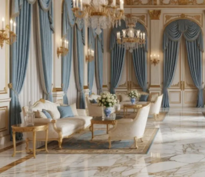 Ambiance d'un palais vénitien luxueux pour un événement d'entreprise